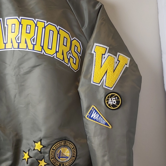 Golden State Warriors Bomber Jacket - Picture 6 of 8